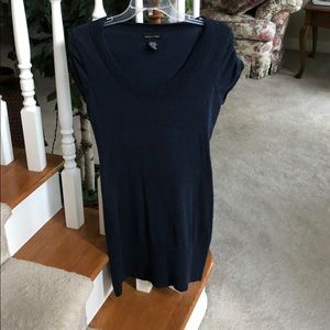 Navy Sweater Dress - Size L